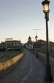 Medieval bridge,  Hospital de Orbigo Leon province,  Castilla-Leon,  Spain