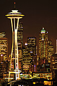 Seattle’s skyline at night Washington,  United States