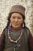 Tibetan woman Lama Yuru,  Ladakh,  India