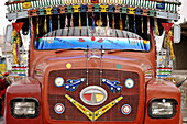 Decorated Indian truck Ladakh,  India