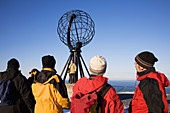 Norway,  Mageroya Island,  North Cape Its 307 m high steep cliff is often referred to as the northernmost point of Europe
