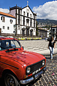Portugal,  Madeira Island,  Funchal Old city Town square