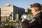 Ukraine Kiev Independence Square Soldier