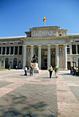 Prado Museum Fine Art from MADRID SPAIN, and Prado street.