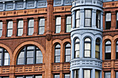 Details of buildings in Pioneer Square,  Seattle