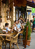 Poland Krakow Cafes at Kazimierz district