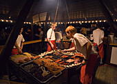 Poland Krakow Food at Main Market Square