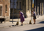 Poland Krakow,  Women cleaning