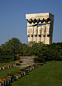 Memorial at the site of Plaszow Nazi Concentration Camp,  Krakow,  Poland