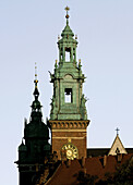 Poland,  Krakow,  Cathedral Towers,  Wawel Hill