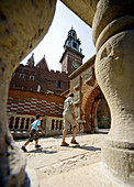 Poland,  Krakow,  Wawel,  east entrance