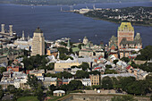 Canada,  Québec,  Quebec City,  general aerial view