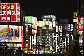 Japan,  Tokyo,  Shinjuku,  Kabuki-Cho entertainment district at night