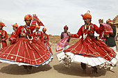 India,  Rajasthan,  Jaisalmer,  Desert Festival,  dancers