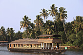 India,  Kerala,  Backwaters,  houseboat
