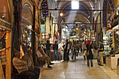 Großer Basar, Gassengewirr, Shopping Mall für Leder, Teppiche, Textilien, Kapali Carsi, Altstadt, Istanbul