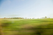 View on passing scenery, Lower Saxony, Germany