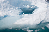View at iceberg at Qooroq Fjord, Narsarsuaq, Kitaa, Greenland