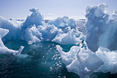 Iceberg sculpture in the sunlight, Nuuk, Kitaa, Greenland