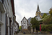 Altstadt von Essen-Kettwig, Ruhrgebiet, Nordrhein-Westfalen, Deutschland, Europa