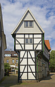 Flatiron building, old town, Hattingen, North Rhine-Westphalia, Germany