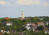 Gelsenkirchen-Buer with town hall, Ruhrgebiet, North Rhine-Westphalia, Germany, Europe