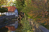 Mühle und Mühlenmuseum in Dinslaken-Hiesfeld, Ruhrgebiet, Nordrhein-Westfalen, Deutschland, Europa