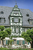 Hotel Schwan, Oestrich-Winkel, Rheingau, Rhine river, Hesse, Germany