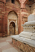 Qutub Minar, Iltutmish Grabmal, New Delhi, Indische Hauptstadt, Indien, Asien