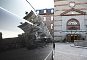 Limousine vor Hotel Bühlerhöhe, Bühl, Schwarzwald, Baden-Württemberg, Deutschland