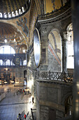 Innenansicht der Hagia Sofia, Istanbul, Türkei