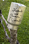 Milk churn, Anton-Karg-Hut, Kaisertal, Ebbs, Tyrol, Austria