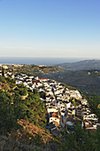 Blick auf Frigiliana, Andalusien, Spanien