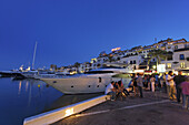 Shops near harbour, Puerto Banus, Marbella, Andalusia, Spain