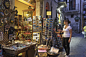 Souvenir shop, Cefalu, Sicily, Italy