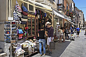 Souvenir shop, Taormina, Sicily, Italy