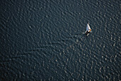 Sailboat on Lake Starnberg, Bavaria, Germany