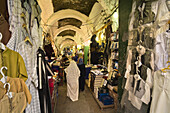 Traders and shops in the Medina, old town of Tripoli, Libya, North Africa