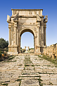 Severischer Triumphbogen, Leptis Magna, Libyen, Afrika