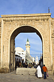 City Gate Bab al Khendig, Old Town, Green Square, Tripoli, Libya, Africa
