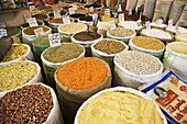 Peas and beans in Vegetable Bazar of Tripoli, Libya, Africa