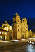 Chuch of the Society of Jesus in Plaza de Armas, Cusco, Peru