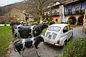 Seat 600, Camino Real hotel, Selores, Cabuerniga valley, Cantabria, Spain