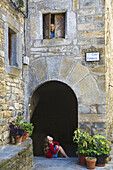 Casa Coronas  1549) oldest house in Sobrarbe, El Pueyo de Araguas. Pyrenees Mountains, Huesca province, Aragon, Spain