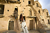 Berber architecture, Ksar Ouled Soltane near Tataouine, Tunisia  December 2008)