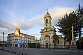 Puna Arenas square and cathedral, Punta Arenas, Chilean Patagonia, Chile  March 2009)