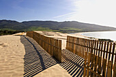 Sand dunes at Paloma Baja, Tarifa. Cadiz province, Andalusia, Spain