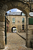 Typical street, Honfleur. Calvados, Basse-Normandie, France