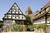 Houses at the court of Monastery of Maulbronn, Baden-Wuerttemberg, Germany