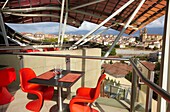 Restaurant, Hotel designed by Frank Gehry, Bodegas Marques de Riscal, Elciego, Rioja Alavesa, Araba, Basque Country, Spain